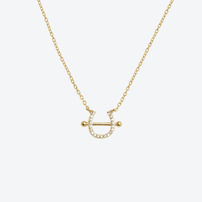 Golden Horseshoe Necklace