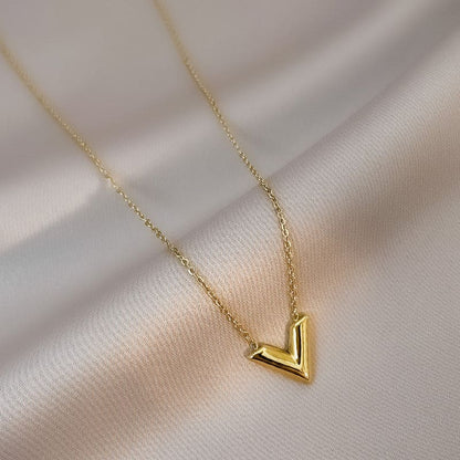 Golden V Necklace