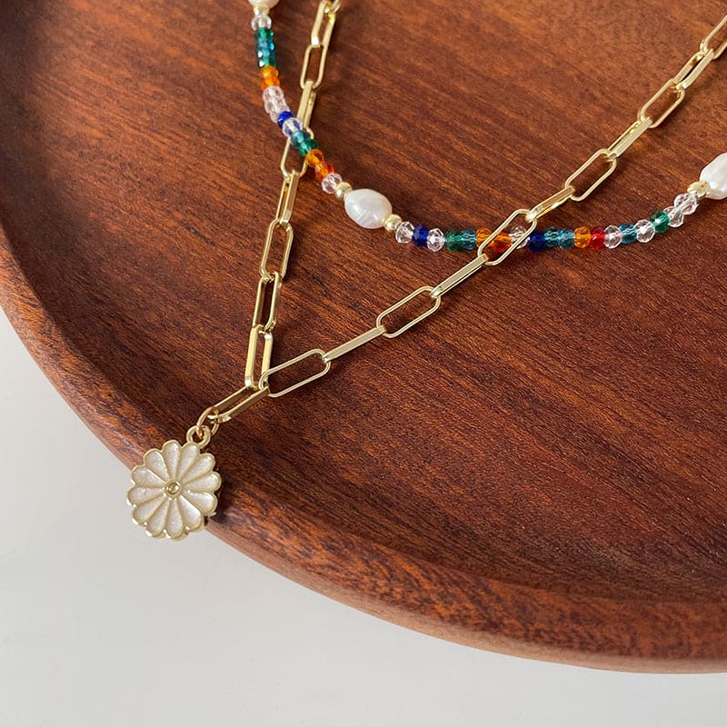 Beaded Layered Necklace