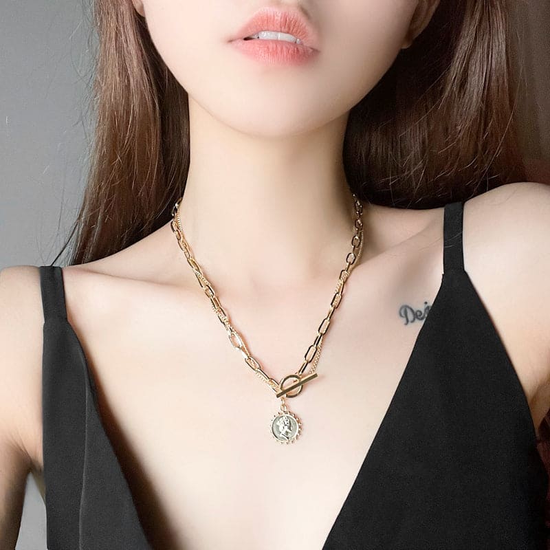 Classy Linked Chain Necklace