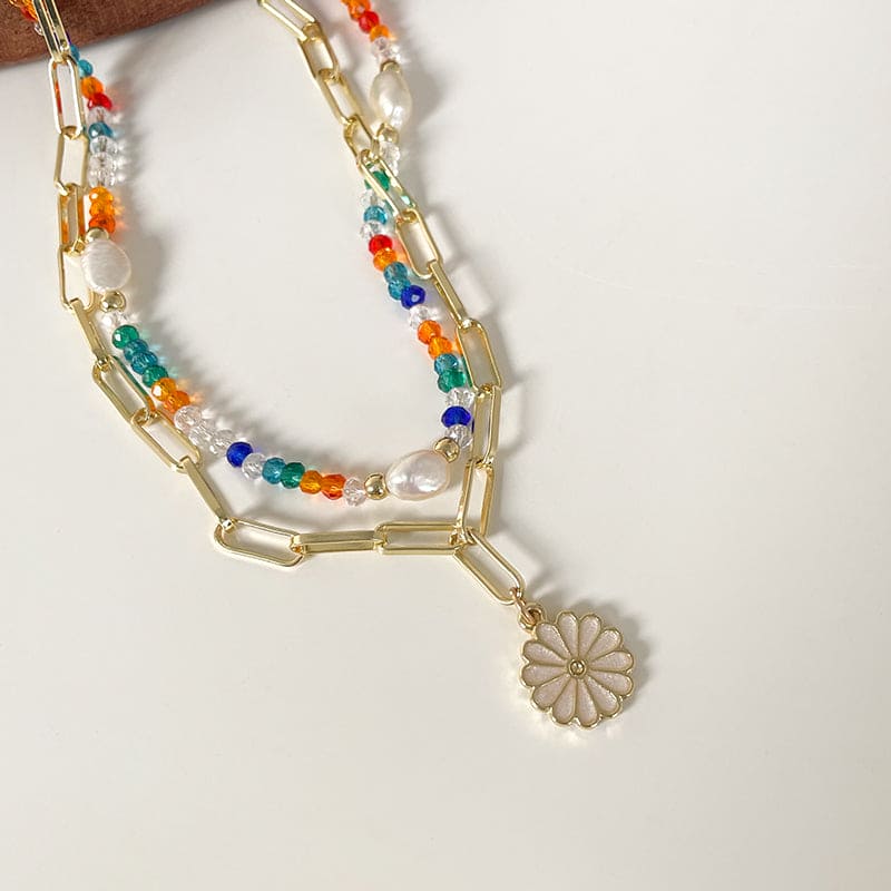 Beaded Layered Necklace