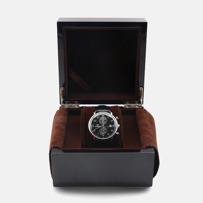 FREE Piano Lacquer Wooden Watch Box + Suede Microfiber Cloth (Worth RM189.90)